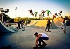 Уличный скейтпарк на Таганской