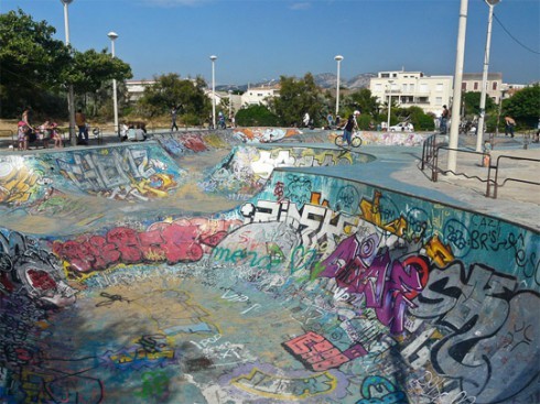 Скейтпарк в Марселе