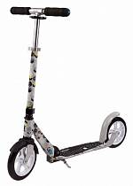 Micro Scooter White Floral Grey